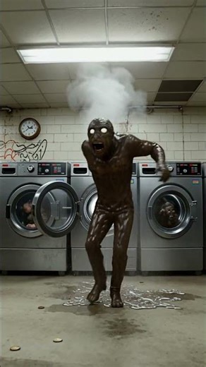 Strange Entity Emerges From New York USA Washing Machine | CCTV Laundry Horror (AI Generated)