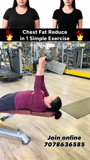 1 simple exercise to reduce armpit fat and breast fat | #fitness #chestworkout #slim #fit #workout