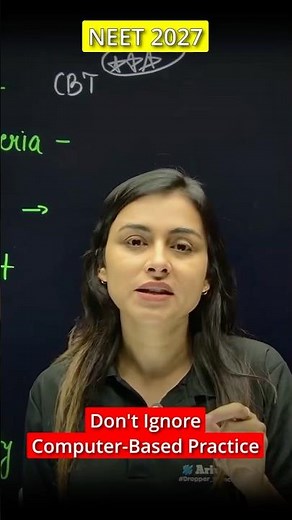 NEET 2027 CBT Mode Strategy | Start Computer Based Mock Tests Today | Anushka Mam