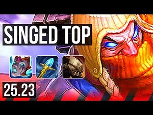 SINGED vs RENEKTON (TOP) | KR Master | 25.23