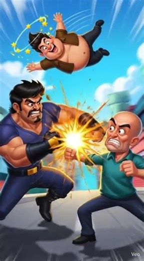 Cartoon comedy and mass