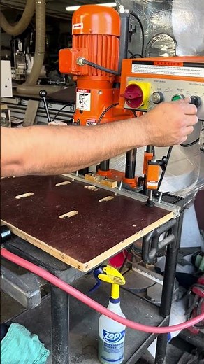 🛠️ Blum Minipress 1984 EURO Hinge Boring Machine & Drill Press w/ Hold Down Clamps! 🚀