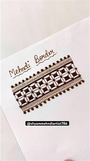 Simple Border Design | Easy For Beginners | Tips & Tricks