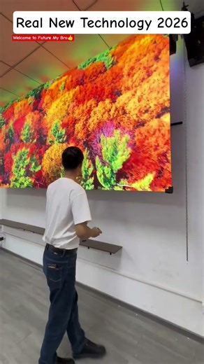 Folding Samart TV 😮New technology 2026 inventory #technology #Smarttv #folding