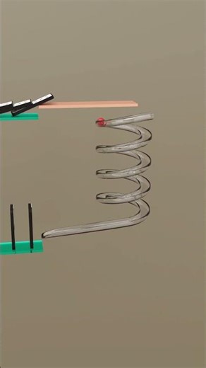 Blender Marbles & Dominos #simulation #satisfying #3d #animation #shorts