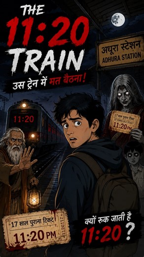 Midnight Ghost Train Mystery 🚂💀 | The Last Train Home | Scary Animated Story #magicrailroad