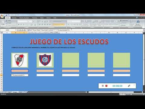 Como crear juegos en Excel