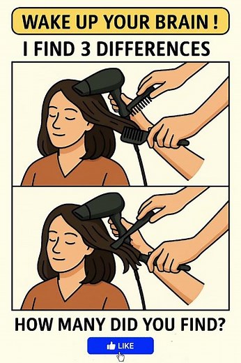 💇‍♀️ Find 3 Differences | Hair Dryer Challenge