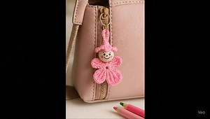 1.9K views | How to Make a Cute Pink Crochet Angel Keychain Pattern –...