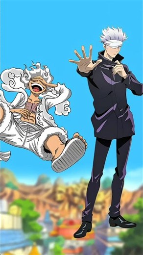 Luffy Vs Gojo #anime #animecomparison