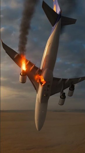 #4K Plane Falls from Sky & Explodes on Impact 💥 | Hyper-Realistic Crash Simulation| Recycling place