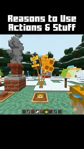 minecraft action & stuff moment