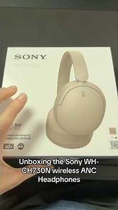 Unboxing the Sony WH-CH730N wireless noise canceling ￼ Headphones #ad ‪@Sony‬