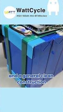 Ever wondered what's inside the 12V 100Ah Mini Bluetooth LiFePO4 Battery? 🤔🔋🔧