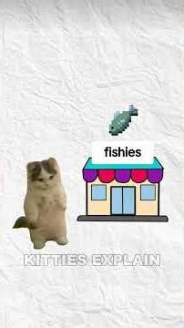 Linear Functions explained by Kitty #cats #catanimation #math