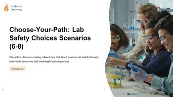 Choose Your Path Lab Safety Choices Scenarios  Interactive Decision Making Ad...