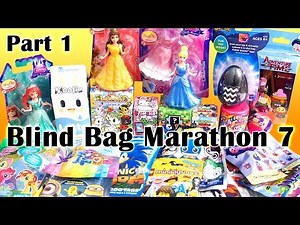 Surprise Blind Bag Marathon 7 - Part1 - Tokidoki, Furby, MLP, AdventureTime, Disney and More!