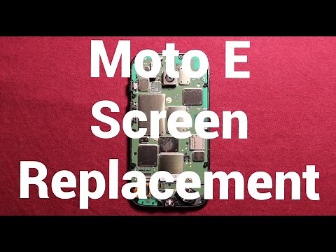 Moto E Screen Replacement Repair How To Change LCD