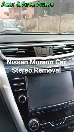 Nissan Murano Car Stereo Removal: step-by-step guide for 2017-2023 model