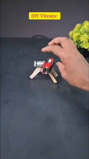 How to make mini vibrator | Diy Vibrator #diy #craft #dcmotor #innovation #diyvibrator #ytshorts