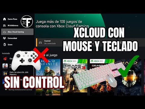 Cómo Jugar Xbox Cloud Gaming Sin Control, Jugar Con Mouse y Teclado, 🔥XBOX GAME PASS 🔥 PC 🔥