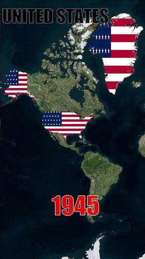 The area of the United States over time.#shortvideo #history #historymap #unitedstates #short #world