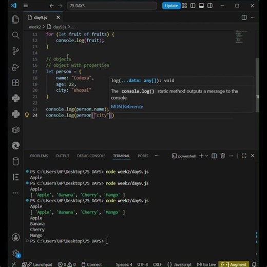 day 9 of 75 days challenge#coding#ai#python#shorts#shortvideo#100daysofcode#programming#aigenerated