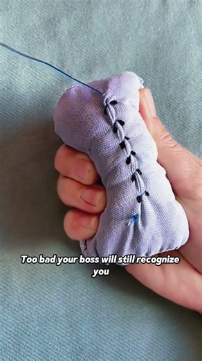 If I master this sewing technique, do I still have to go to work?#SewingTips#VisibleMending