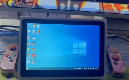 小小技术仔diy平板switch，可以连接joycon，哈哈哈