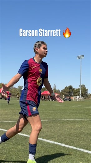 TOP BIN MEDIA ⚽️🎬 | Carson Starrett, 2011, opens the scoring for Barca Academy 2010s vs. RSL AZ @mlsnext🔥 Starrett is rapidly gaining notoriety for his... | Instagram