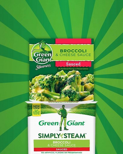 Outta the bag, into the microwave, onto your plate! That’s the life of Green Giant® Simply Steam™ vegetables. | Green Giant