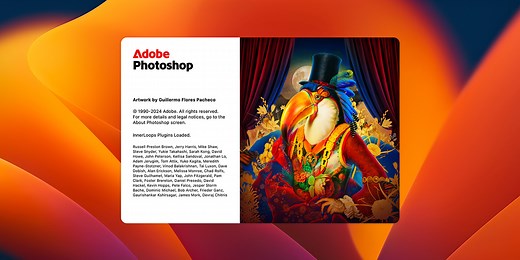Adobe Photoshop Splash Screen 2025 - Guillermo Flores Pacheco
