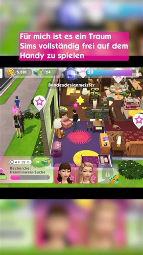 Sims auf dem Handy spielen was sagt ihr dazu
