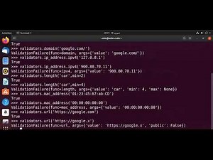 validators Python Data Validation library