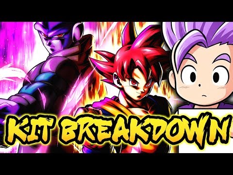 NEW LF GOD GOKU & HIT: ABILITIES BREAKDOWN! HIGH DAMAGE DEALERS ! | DB LEGENDS