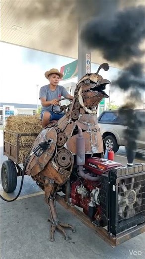 The quail robot is out of control refuel it #burungpuyuh #robot #robotunik #isibahanbakar #funny #ai