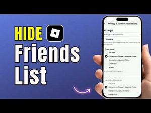 How To HIDE FRIENDS LIST On ROBLOX | Roblox Privacy 2026