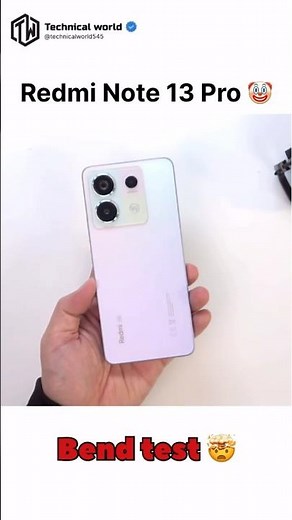 Xiaomi Note 13 Pro 🤡#Durability/Bend test🤯#Will it Survive 🤔