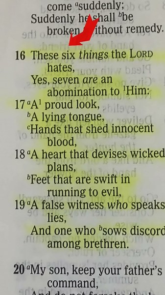 lessons for daily life: Proverbs 6:16-19//#lessonsoflife #god #dailyshorts
