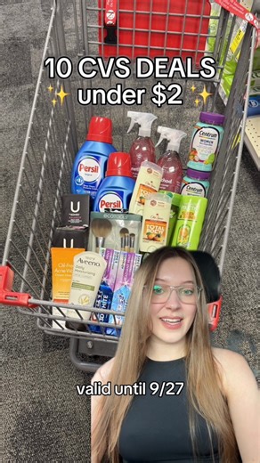 41K views · 605 reactions | 10 CVS DEALS all with a final cost of $2 or less! ✨ All these deals are good through 9/27. ❤️ All digital coupons are found in the CVS app 李 Join Ibotta for a $5 bonus: YWEKTYQ #cvsdeals #cvscouponing #cvs | kaylakoupons | Facebook