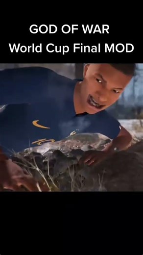 Mbappé turned into Kratos… Messi wasn’t ready 💀🔥 #messi #mbappe #godofwar #shorts #funny