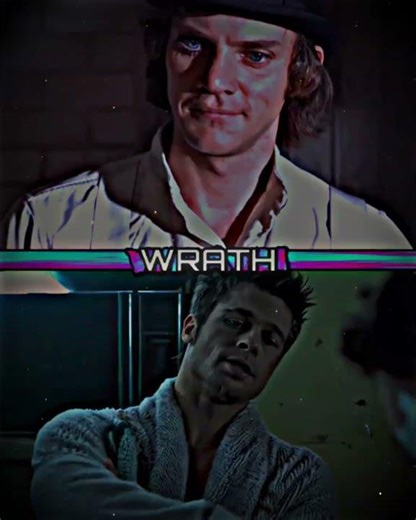 Alex DeLarge vs Tyler Durden in evil