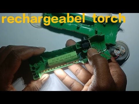 Rechargeable torch & lithium battery repair