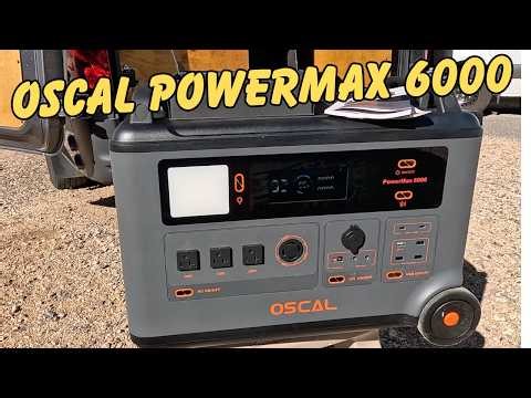 OSCAL POWERMAX 6000 Off Grid/RV Power Supply