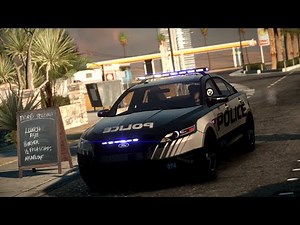 I am a cop!! NFS: The Run - Ford Taurus Police Interceptor