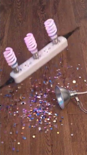 Light bulbs exploding