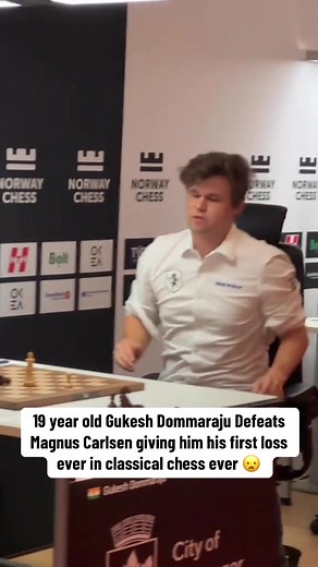 Gukesh Dommaraju Shocks World by Defeating Magnus Carlsen