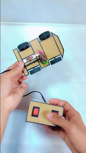 how to make a cardboard rc car with remote control car #rc #cardboard #school #automobile #trending