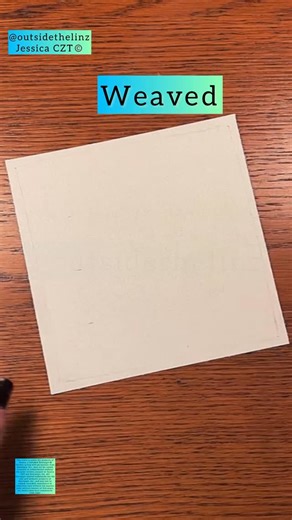 Jessica at Outside the LinZ on Instagram: "Zentangle how to tangle weaved 🥰✍️ the longer detailed video is on my YouTube channel 👇 . . Find more here👉https://linktr.ee/outsidethelinz . . . . . . . #zentangle #meditativeart #ego #drawing #learnfromme #fyp #outsidethelinz #foryoupage #artist #fyp #outsidethelinz #foryoupage #selfcare #foryou #artistsofinstagram #artistsoninstagram #meditativeart #arttherapy #artastherapy #learnfromme #zenart #art"