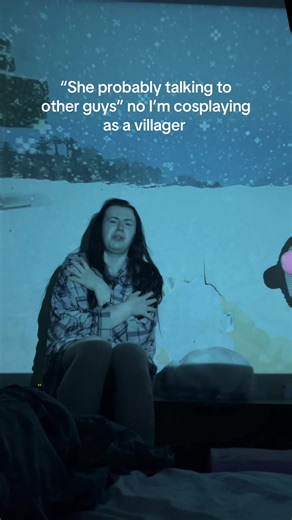 Cosplaying as a Villager in Minecraft